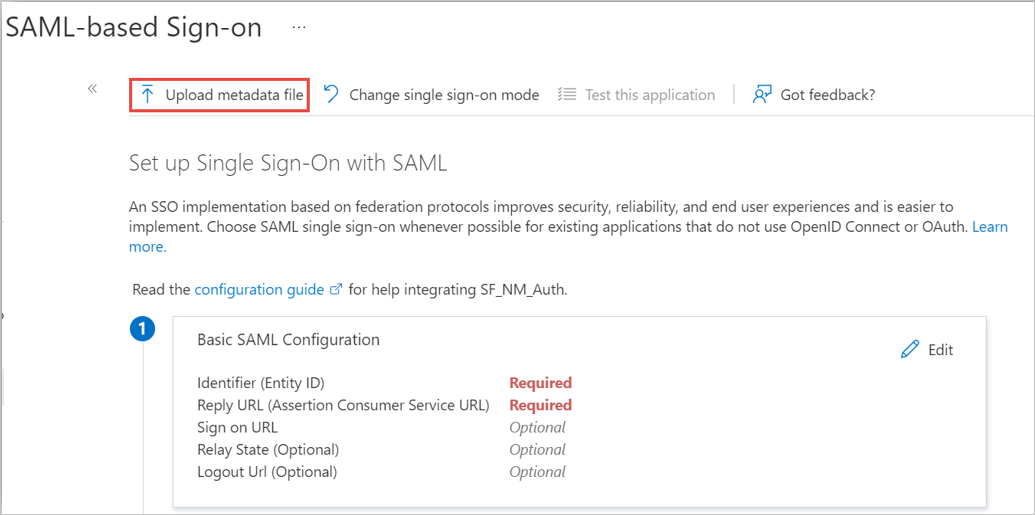 Metadata Screenshot shows to choose metadata file.