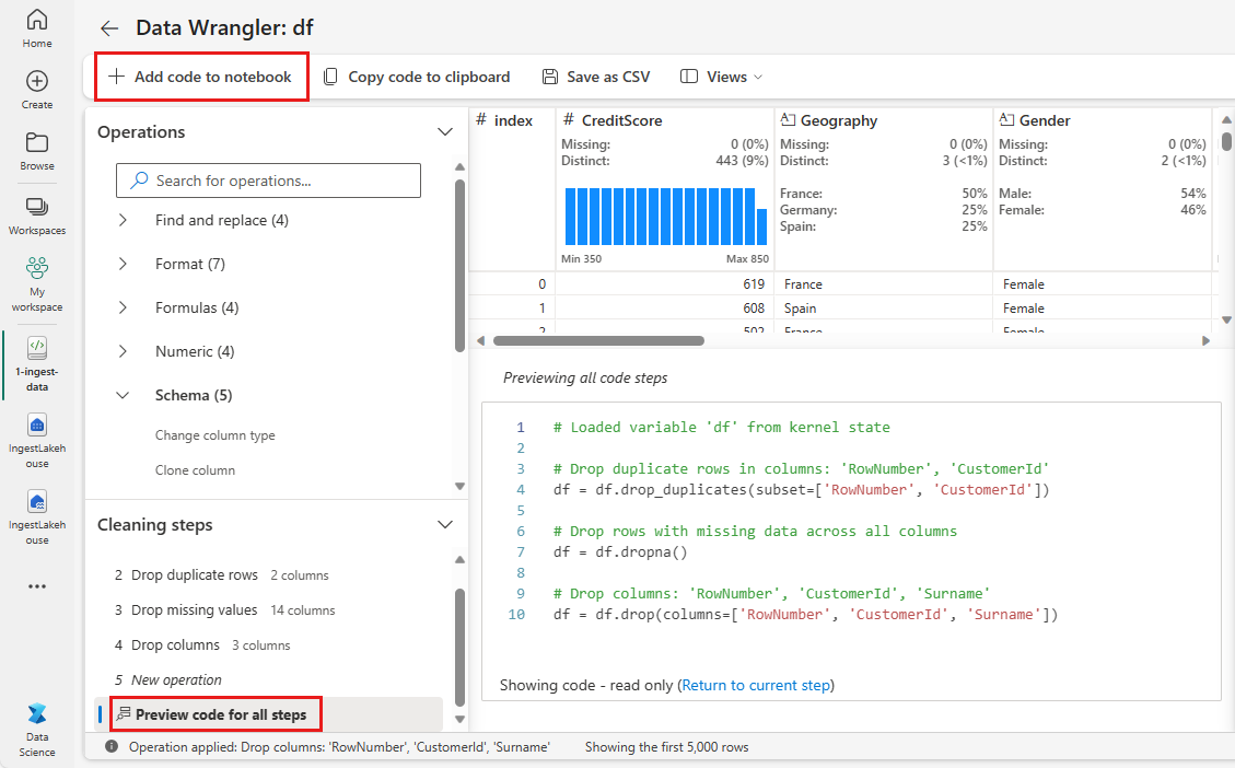 Tutorial Exploración Y Visualización De Datos Con Cuadernos Microsoft Fabric Microsoft Learn 3015