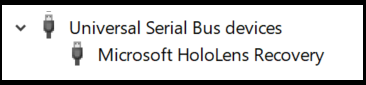 Recuperación de Microsoft HoloLens 2.
