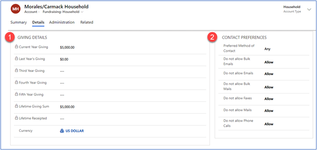 Household details giving summary Household details giving summary.