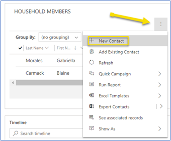 Add household members Add household members.