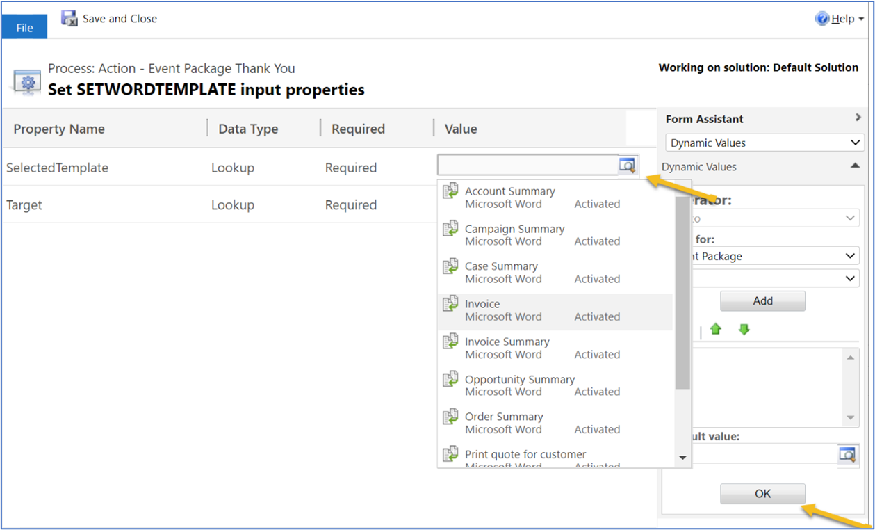Select a template for a workflow Select a template for a workflow.