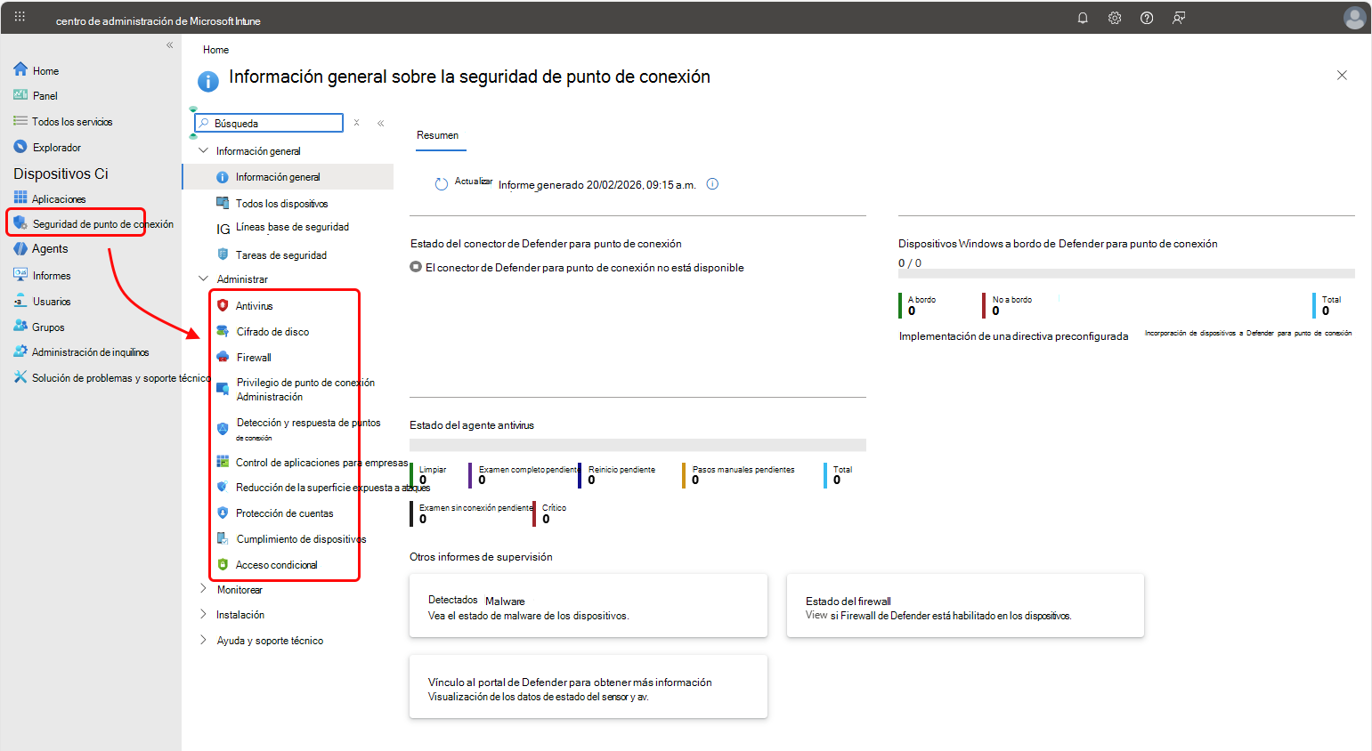 Administrar directivas