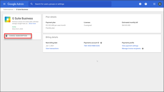 Cancelar Google Workspace (y mantener el dominio) - Microsoft 365 admin |  Microsoft Learn