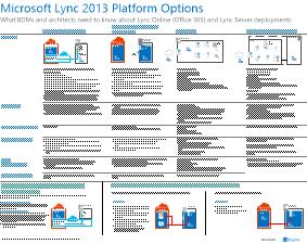 Imagen en miniatura del póster de opciones de plataforma de Lync 2013.