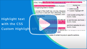 Imagen en miniatura del vídeo de LA API de resaltado personalizado de CSS