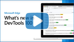 Imagen en miniatura del vídeo DevTools What's New in 100