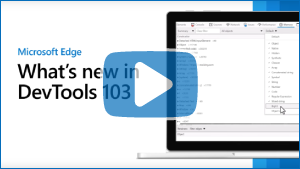 Imagen en miniatura del vídeo DevTools What's New in 103