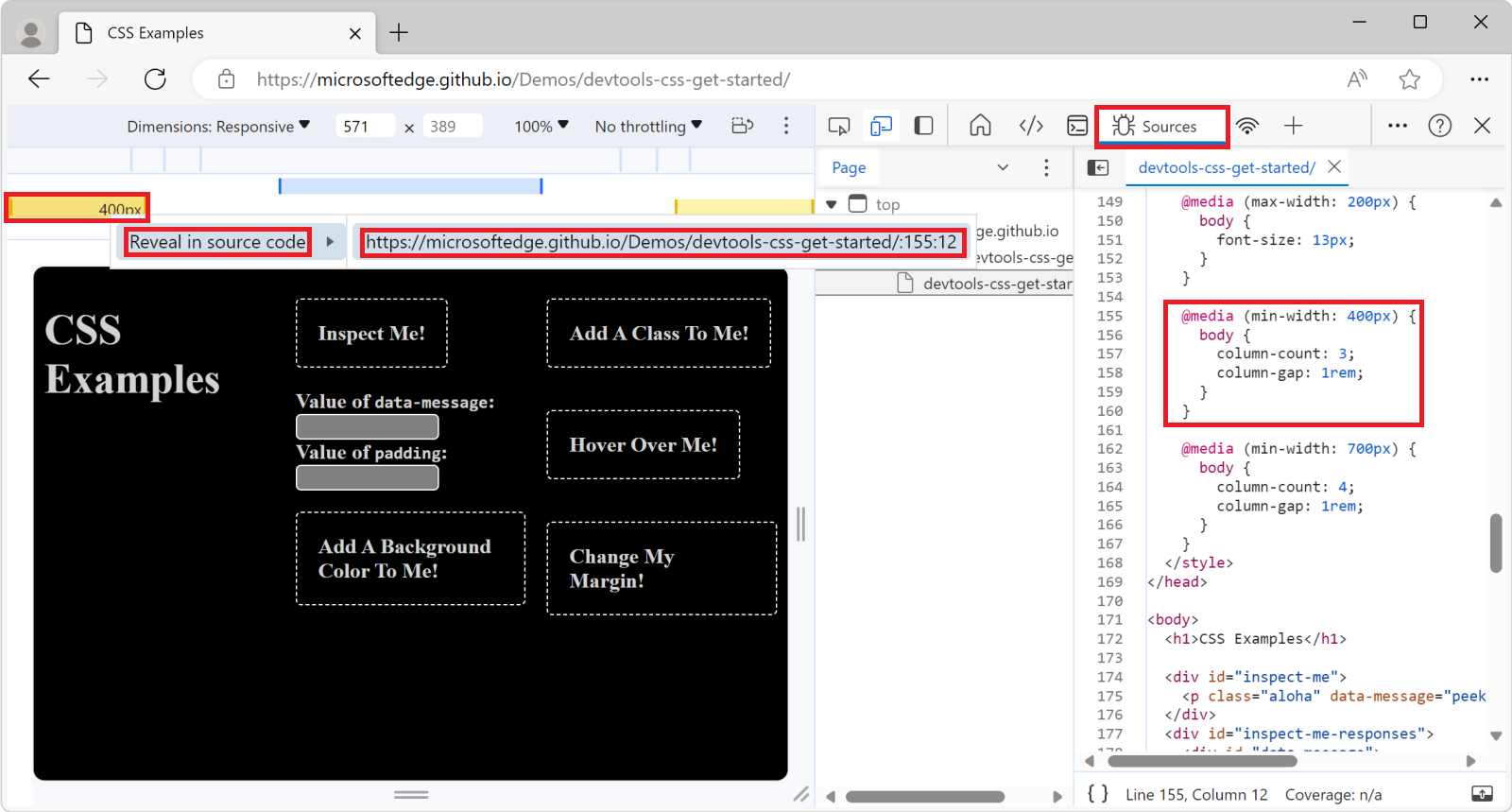 Mostrar consultas multimedia en el editor en la herramienta Orígenes