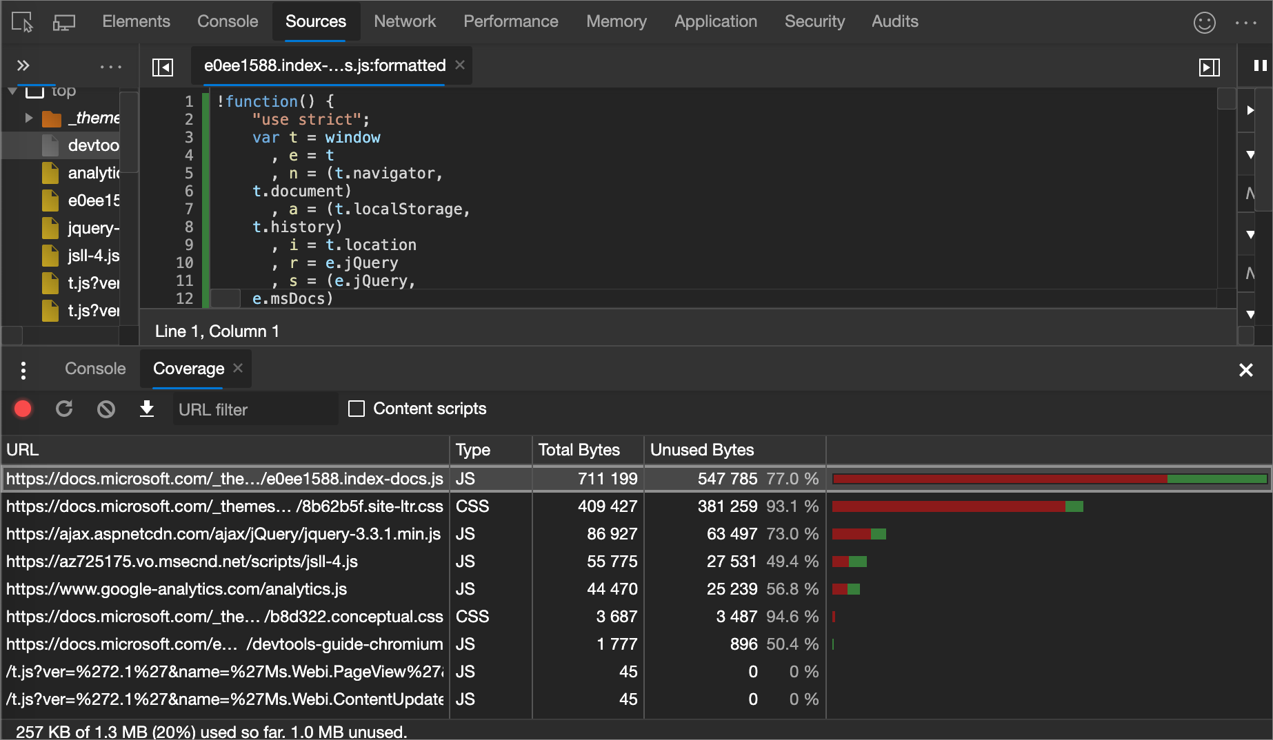 buscar-c-digo-javascript-y-css-sin-usar-con-la-herramienta-cobertura