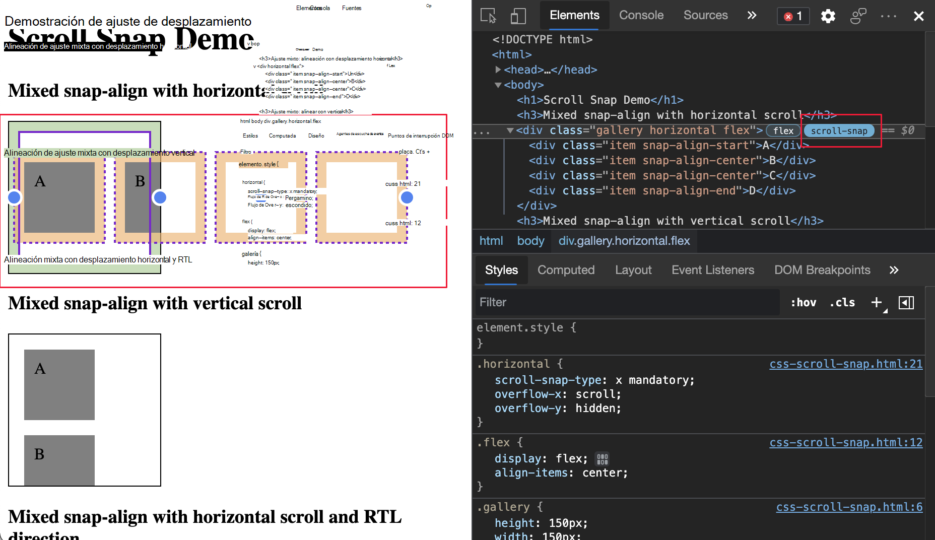 Ajuste de desplazamiento css