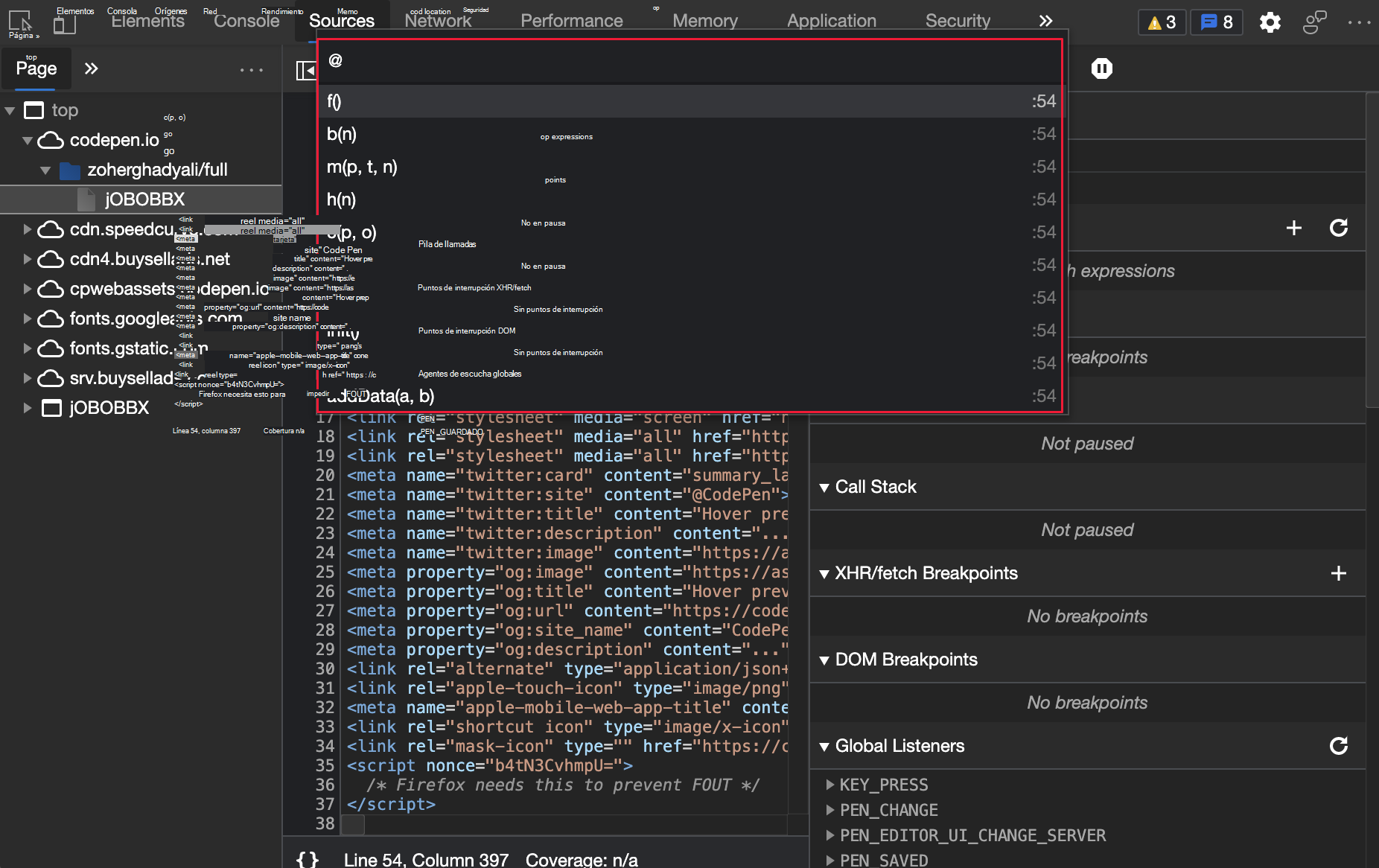 Esquema mejorado de los archivos HTML