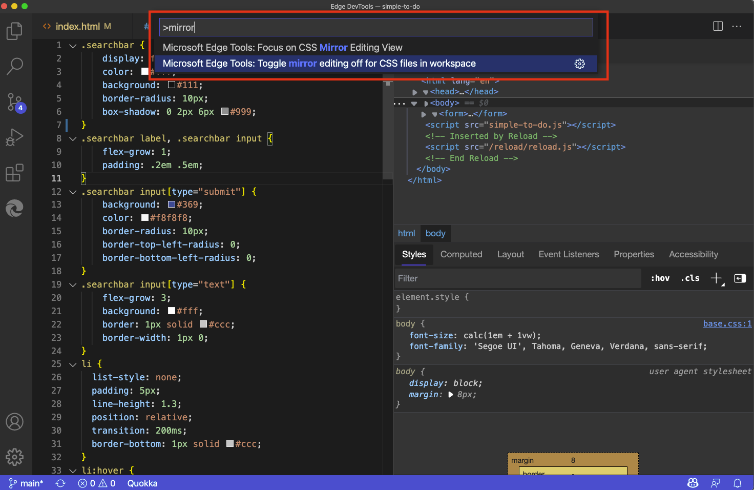 Extensi N Microsoft Edge Devtools Para Visual Studio Code Microsoft Edge Development