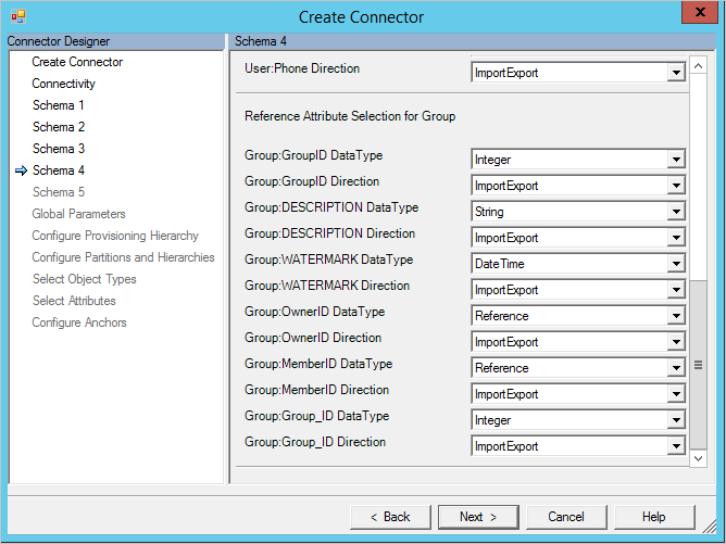 Captura de pantalla que muestra los campos id. de propietario y miembro actualizados y un botón Siguiente.