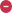 Círculo rojo con una línea blanca, indica No molestar.