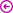Círculo púrpura con flecha, indica Fuera de la oficina.