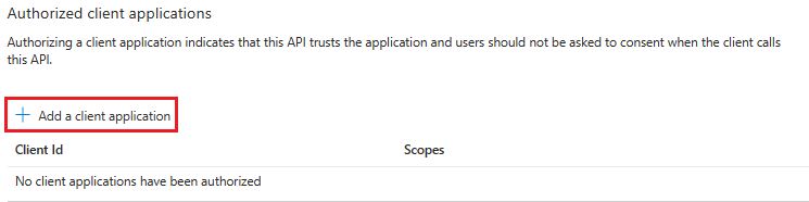 Captura de pantalla que muestra la opción Seleccionar aplicación cliente.