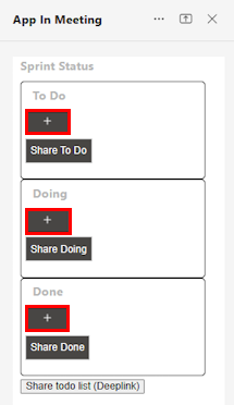 Captura de pantalla que muestra la opción para agregar el estado de la tarea.