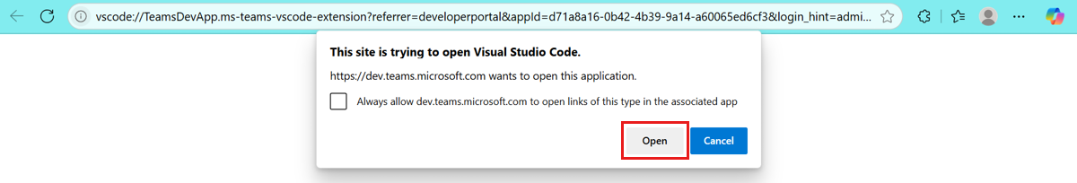 Captura de pantalla del explorador con la opción Abrir resaltada en rojo.