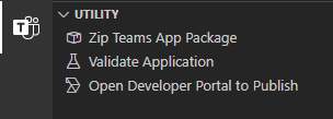 Captura de pantalla que muestra la opción Portal para desarrolladores.