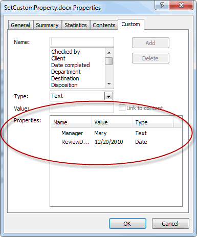 Procedimiento para configurar una propiedad en un documento de  procesamiento de texto (SDK de Open XML) | Microsoft Learn