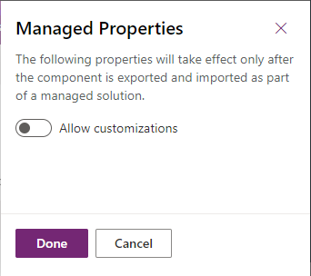 Deshabilite la opción Permitir personalizaciones.