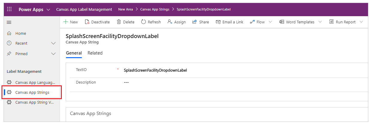 Agregar nuevo registro de cadena Agregar nuevo registro de cadena.