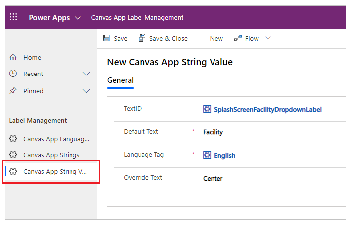 Agregar valor de cadena personalizado Agregar valor de cadena personalizado.
