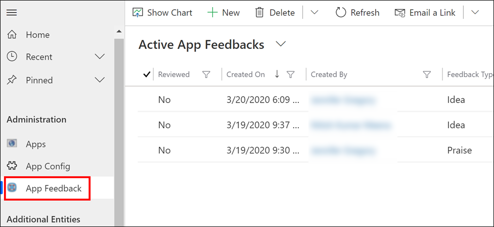 Comentarios sobre la aplicación.
