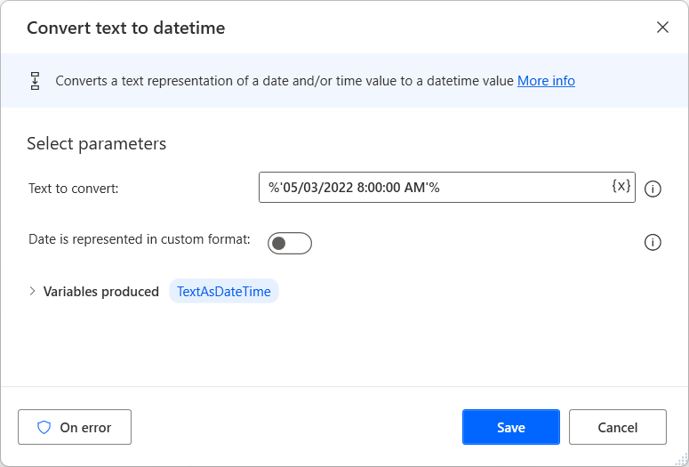 Convertir Un Valor De Texto A Datetime Power Automate Microsoft Learn