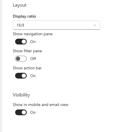 Captura de pantalla del cuadro de diálogo de nuevas propiedades del elemento web de SharePoint con el vínculo de informe de Power&nbsp;BI resaltado.