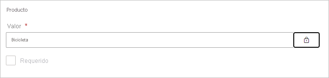 Screenshot of an absolute parameter value.