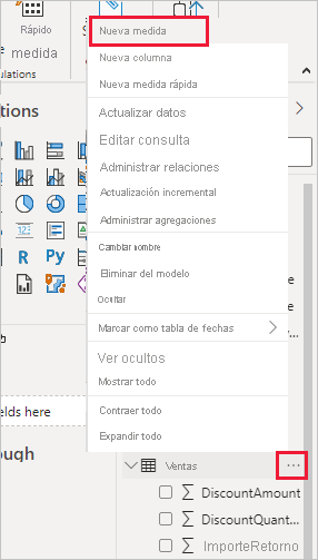 Tutorial: Crear medidas propias en Power BI Desktop - Power BI | Microsoft  Learn