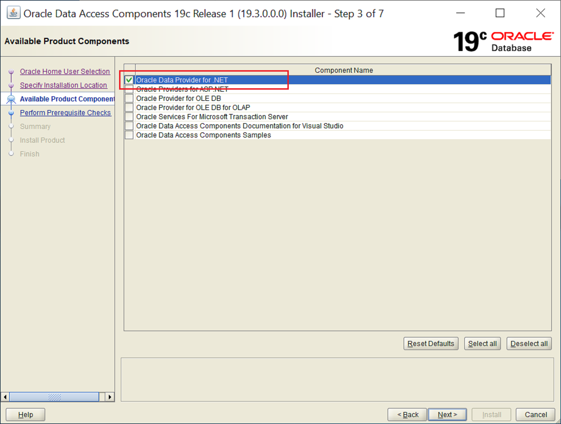 Oracle data provider for net что это