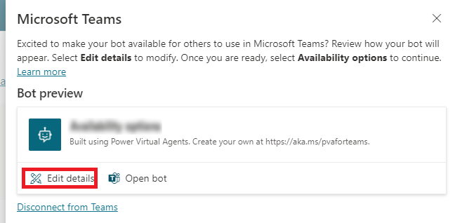 Agregar un chatbot a Microsoft Teams - Power Virtual Agents | Microsoft  Learn