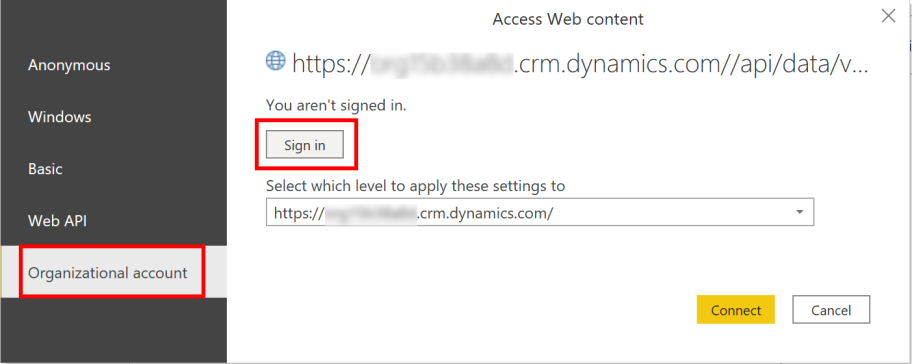 Conectarse al entorno de Dataverse Conectarse al entorno de Dataverse.