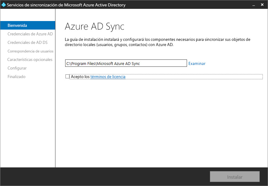 Welcome to Azure AD Sync