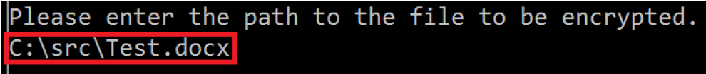 app output - step 2