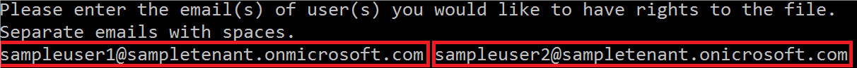 app output - step 4