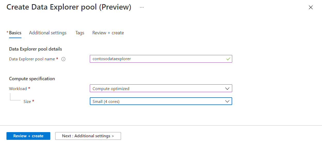 Conceptos básicos para el nuevo grupo de Data Explorer de Azure Portal