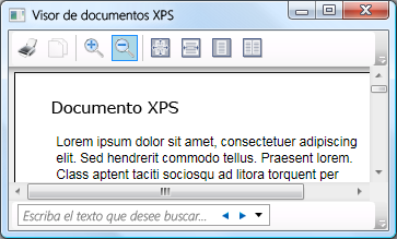 Documento XPS dentro de un control DocumentViewer
