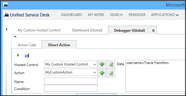 Pruebe el control hospedado personalizado