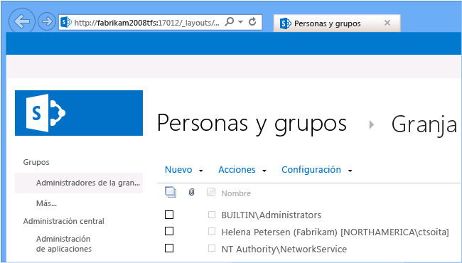 Siga las instrucciones para su versión de SharePoint