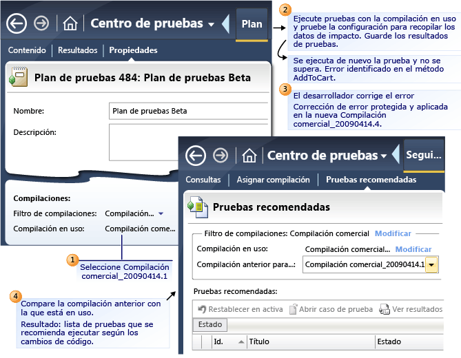 Pruebas recomendadas