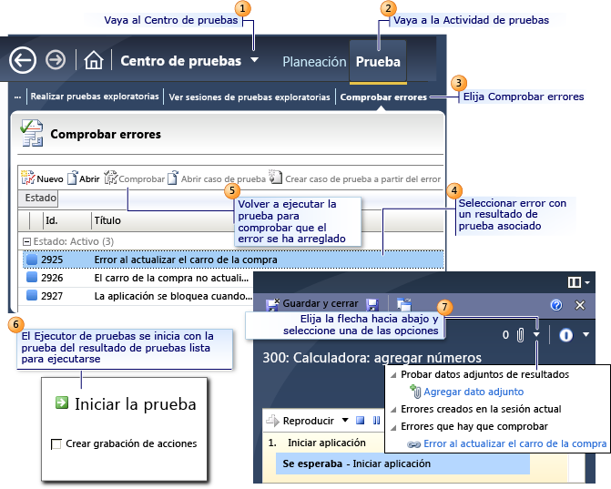 Cómo comprobar un error