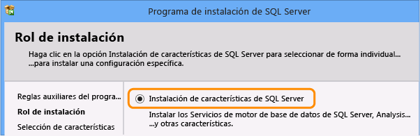 Rol de instalación