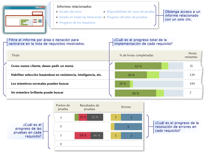 Informe Información general sobre los requisitos