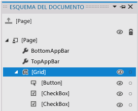 Ventana Esquema del documento