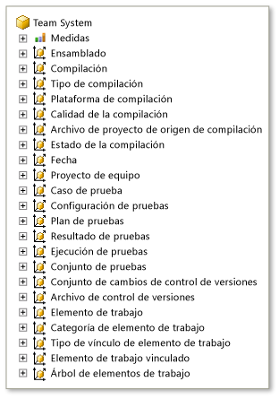 Dimensiones de Team System