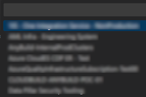 La captura de pantalla muestra la opción de suscripción para el aprovisionamiento.